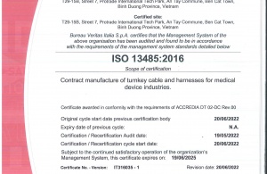 DDH achieved ISO 13485-2016 certification